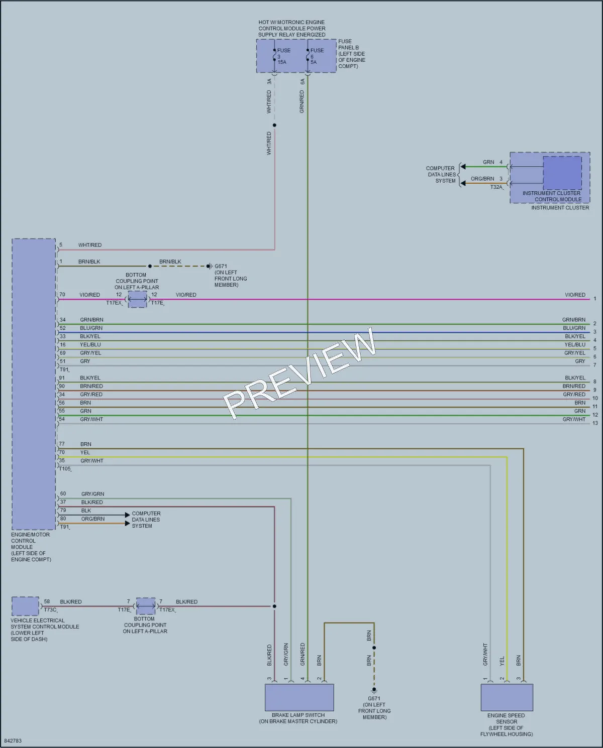 2023 Audi TT Cruise Control wiring diagram preview