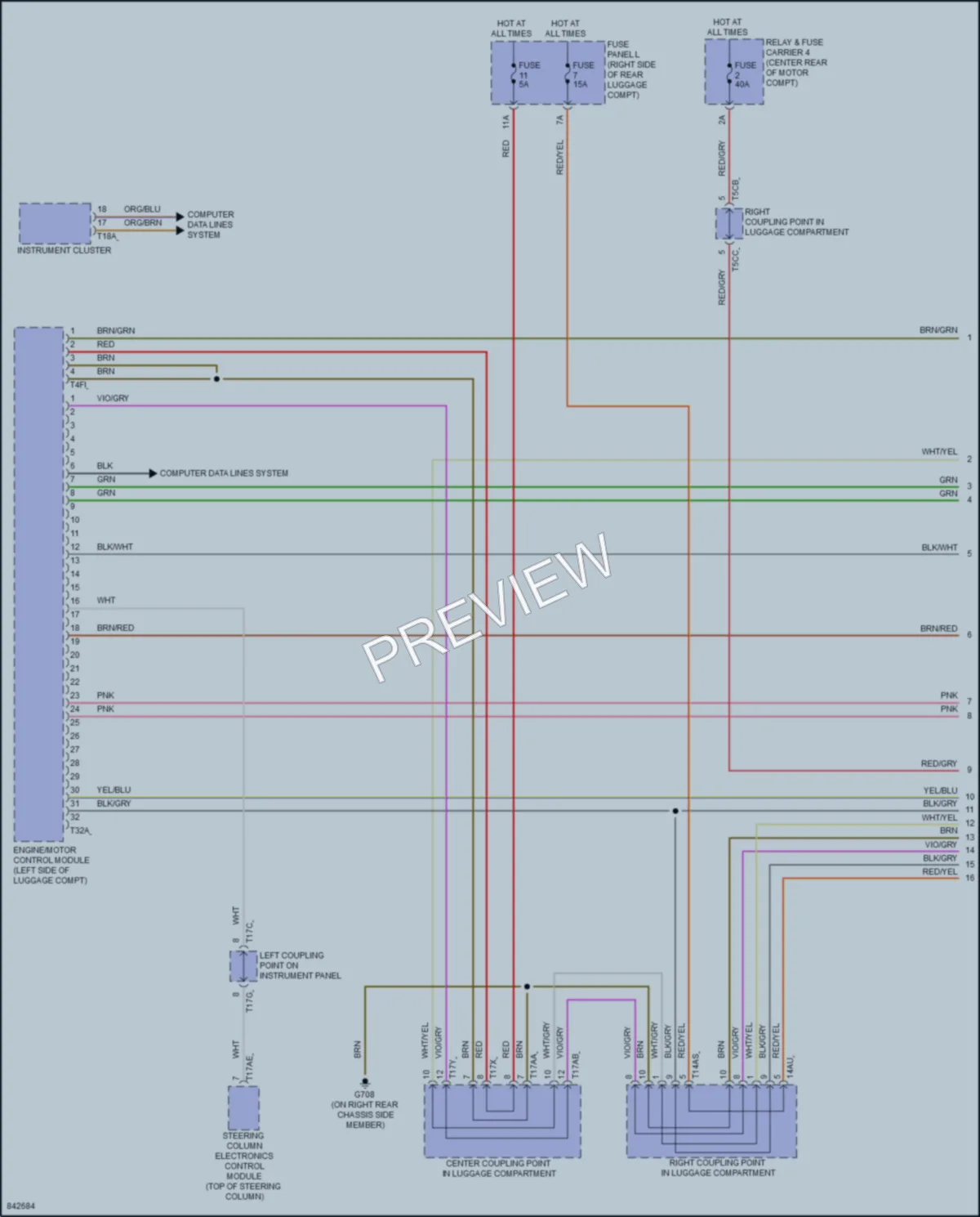 2023 Audi etronGT Engine Performance wiring diagram preview