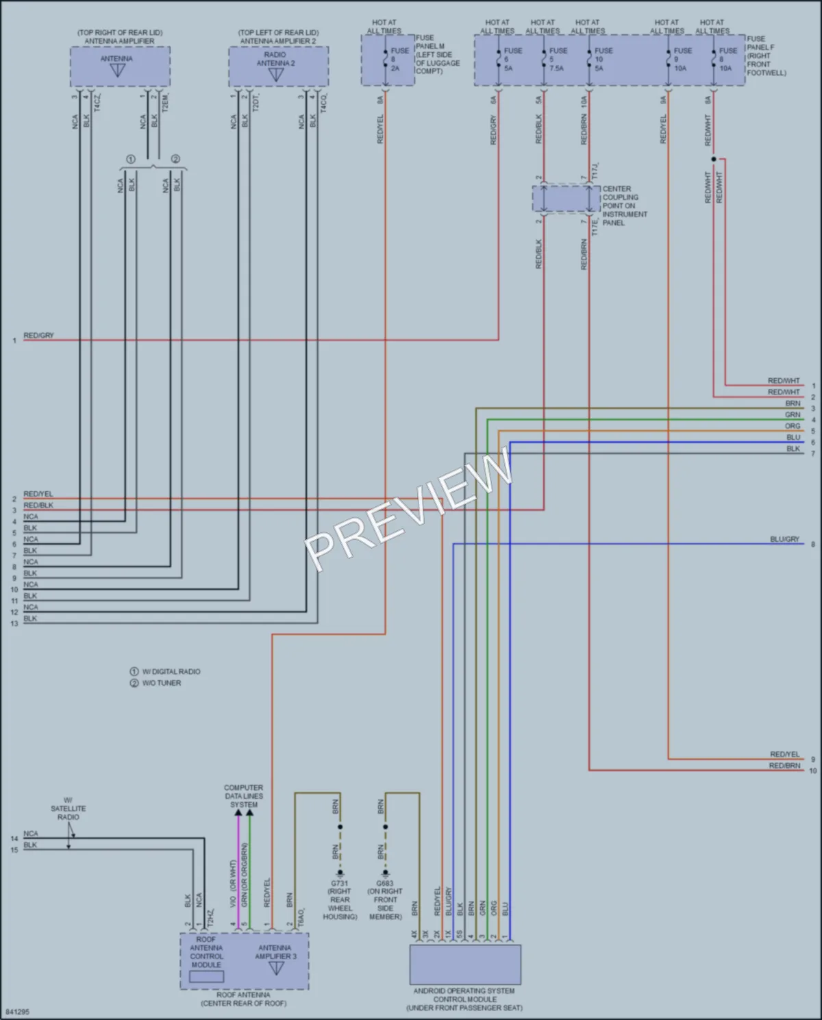 2023 Audi etronSportback Navigation wiring diagram preview