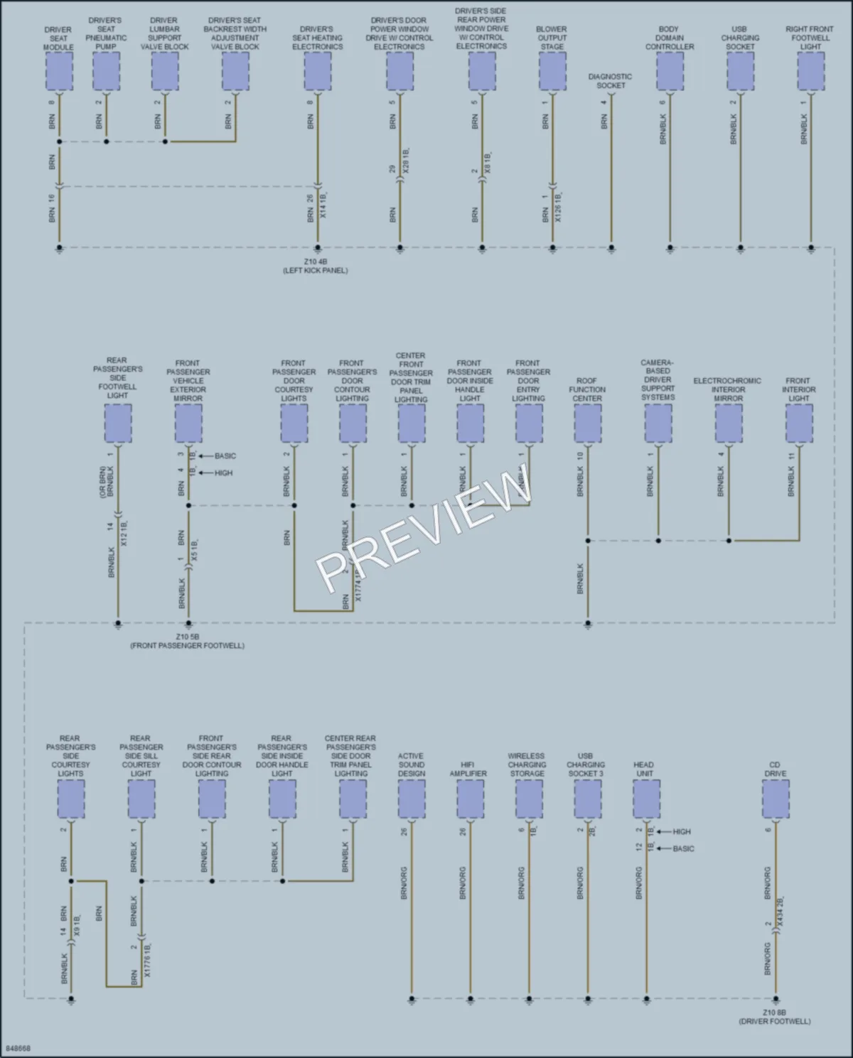 2023 BMW 228iGranCoupe Ground Distribution wiring diagram preview