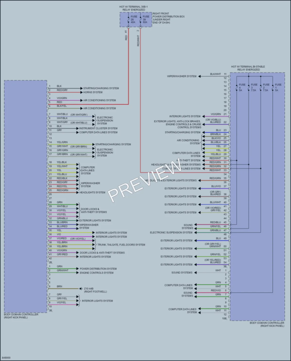 2023 BMW 430iGranCoupe Body Control Modules wiring diagram preview