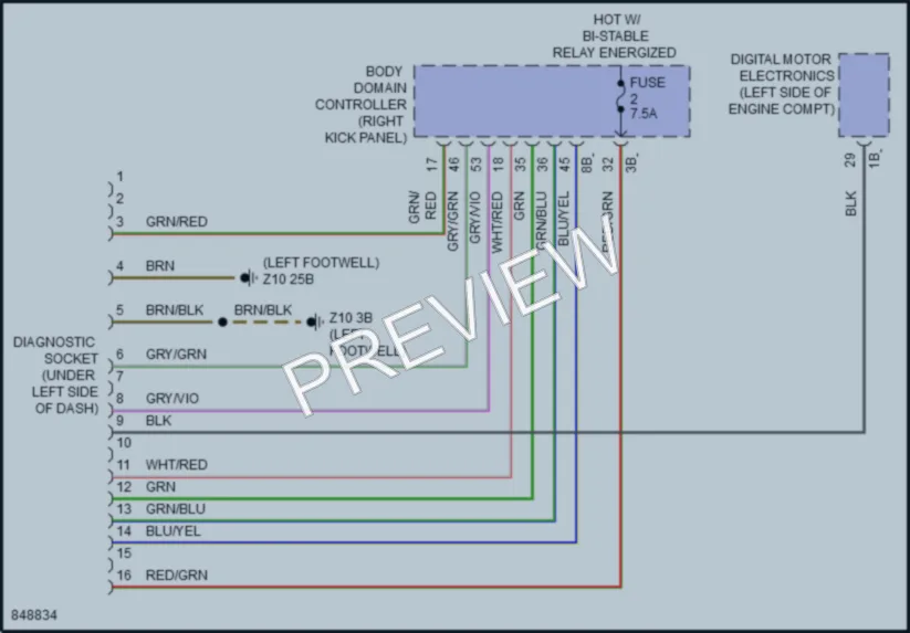 2023 BMW 430iGranCoupe Computer Data Lines wiring diagram preview