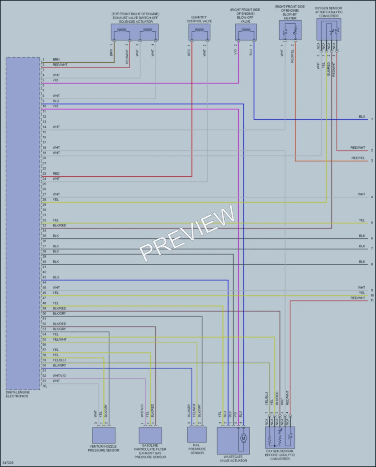 2023 BMW 740i Engine Performance wiring diagram preview