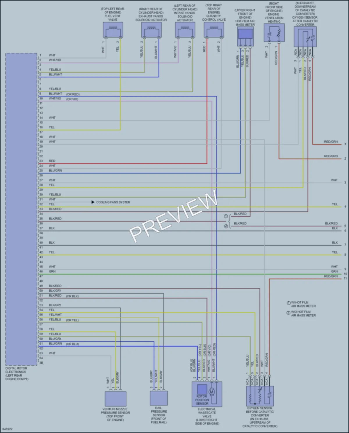 2023 BMW 840iGranCoupe Engine Performance wiring diagram preview