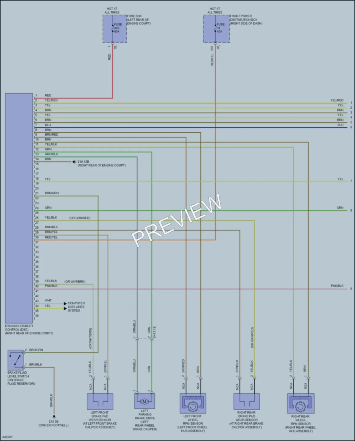 2023 BMW M235iGranCoupe Anti Lock Brakes wiring diagram preview