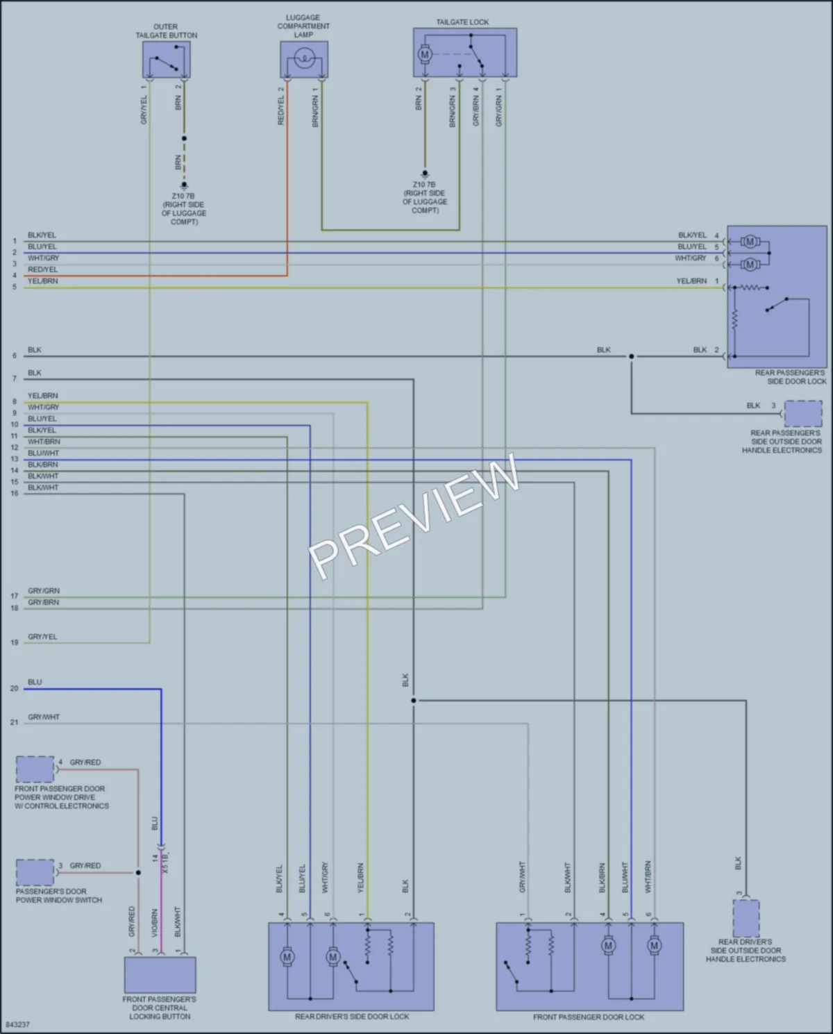 2023 BMW M235iGranCoupe Anti Theft wiring diagram preview