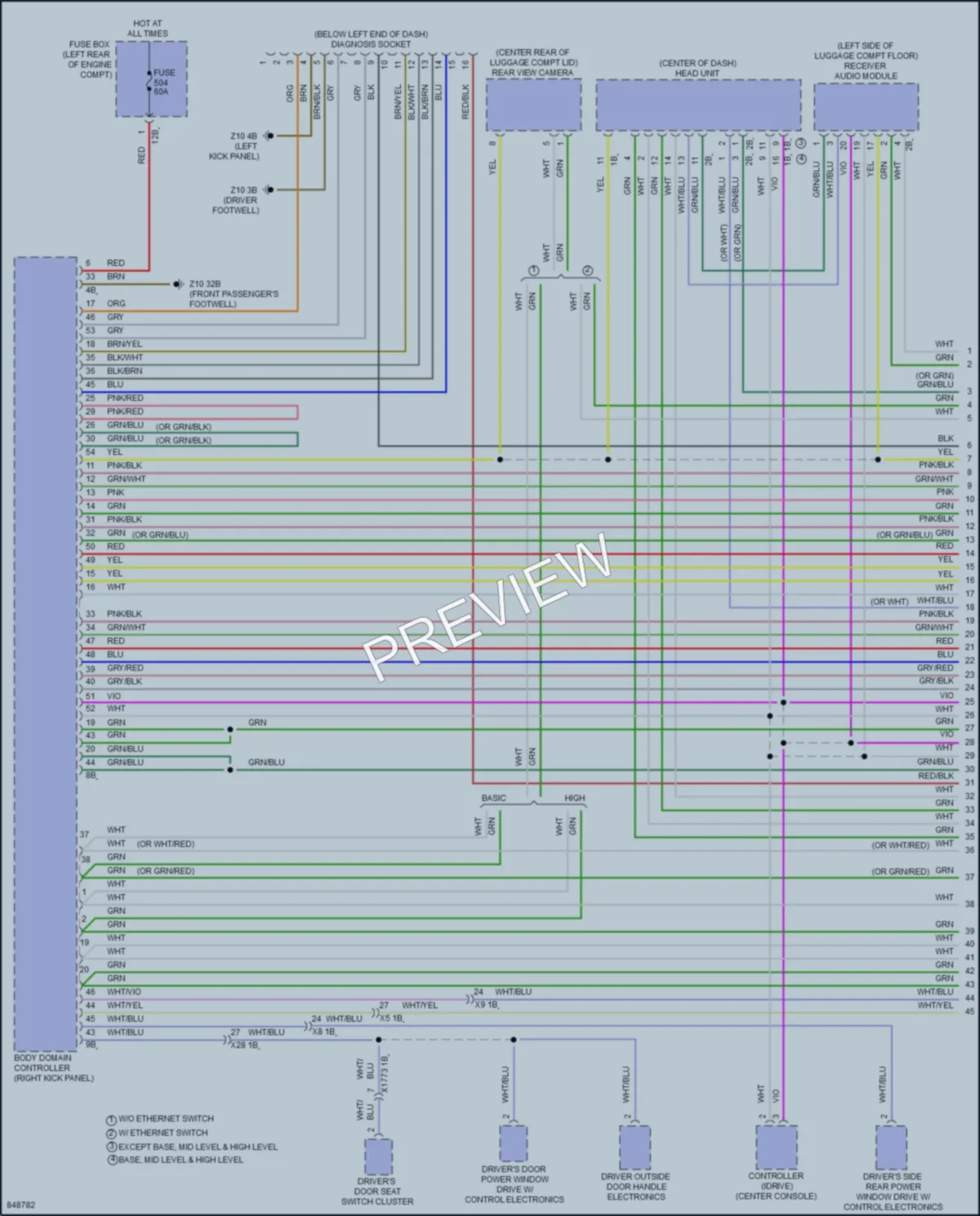2023 BMW M235iGranCoupe Computer Data Lines wiring diagram preview