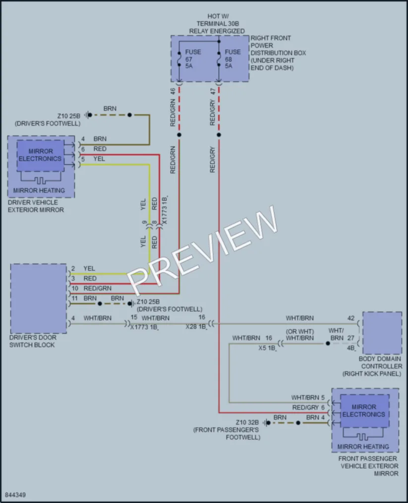 2023 BMW M240i Defoggers wiring diagram preview