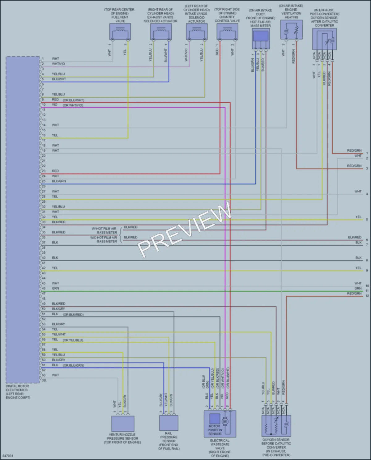 2023 BMW M240i Engine Performance wiring diagram preview