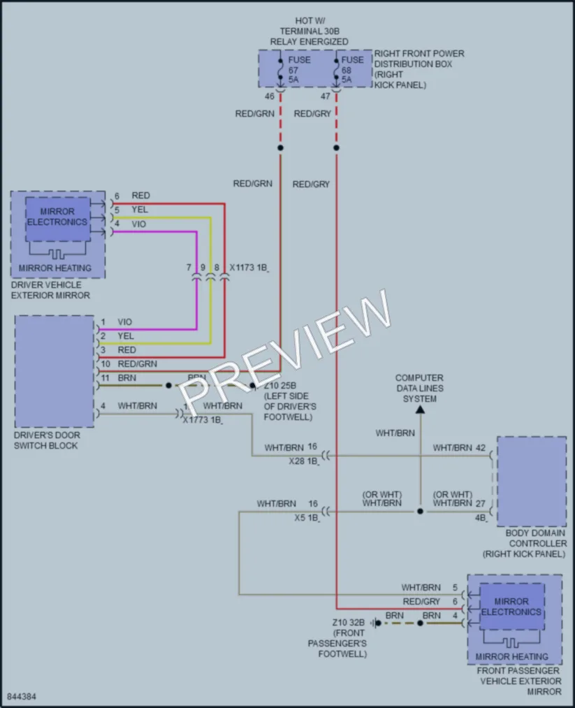 2023 BMW M3 Defoggers wiring diagram preview