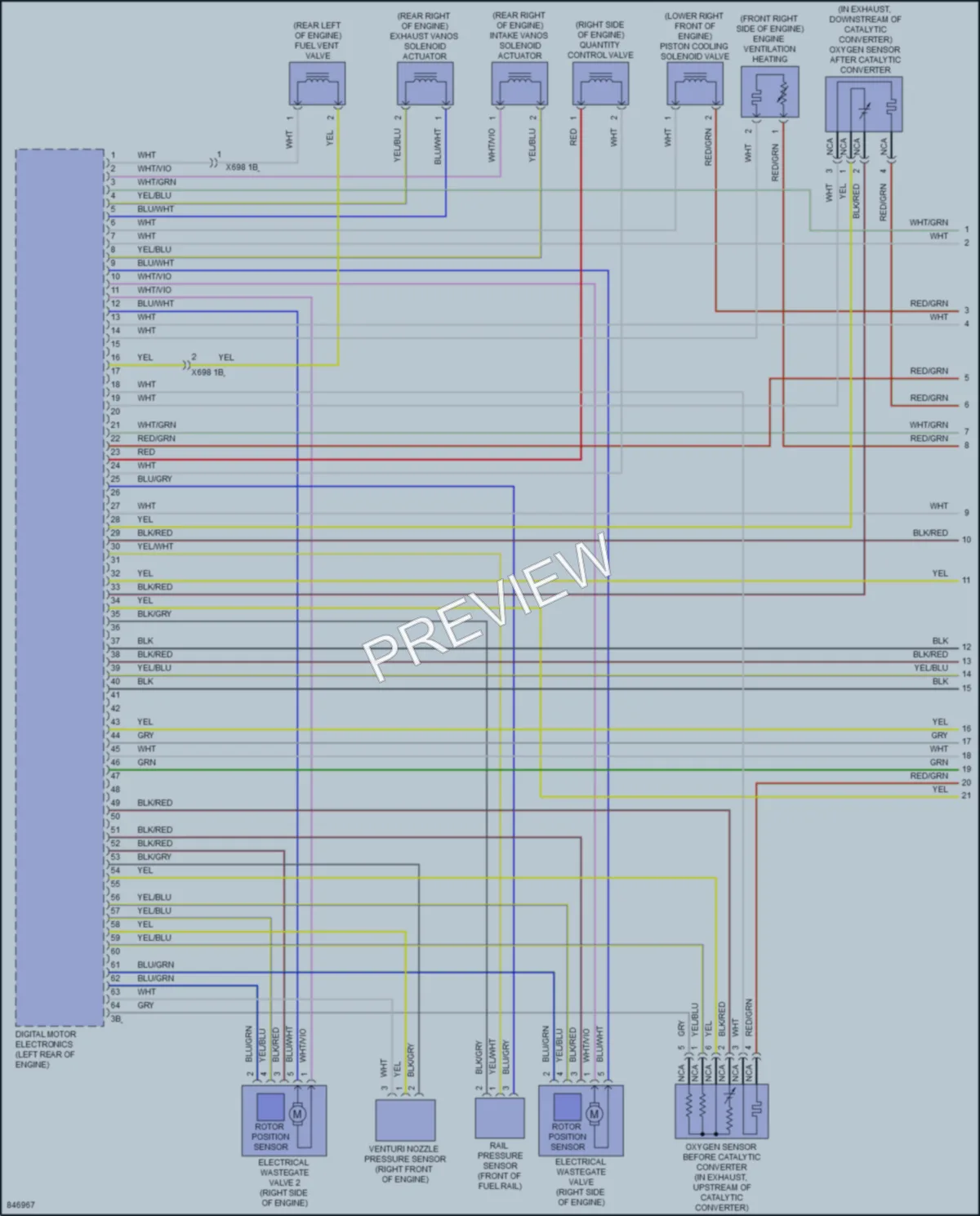 2023 BMW M3 Engine Performance wiring diagram preview