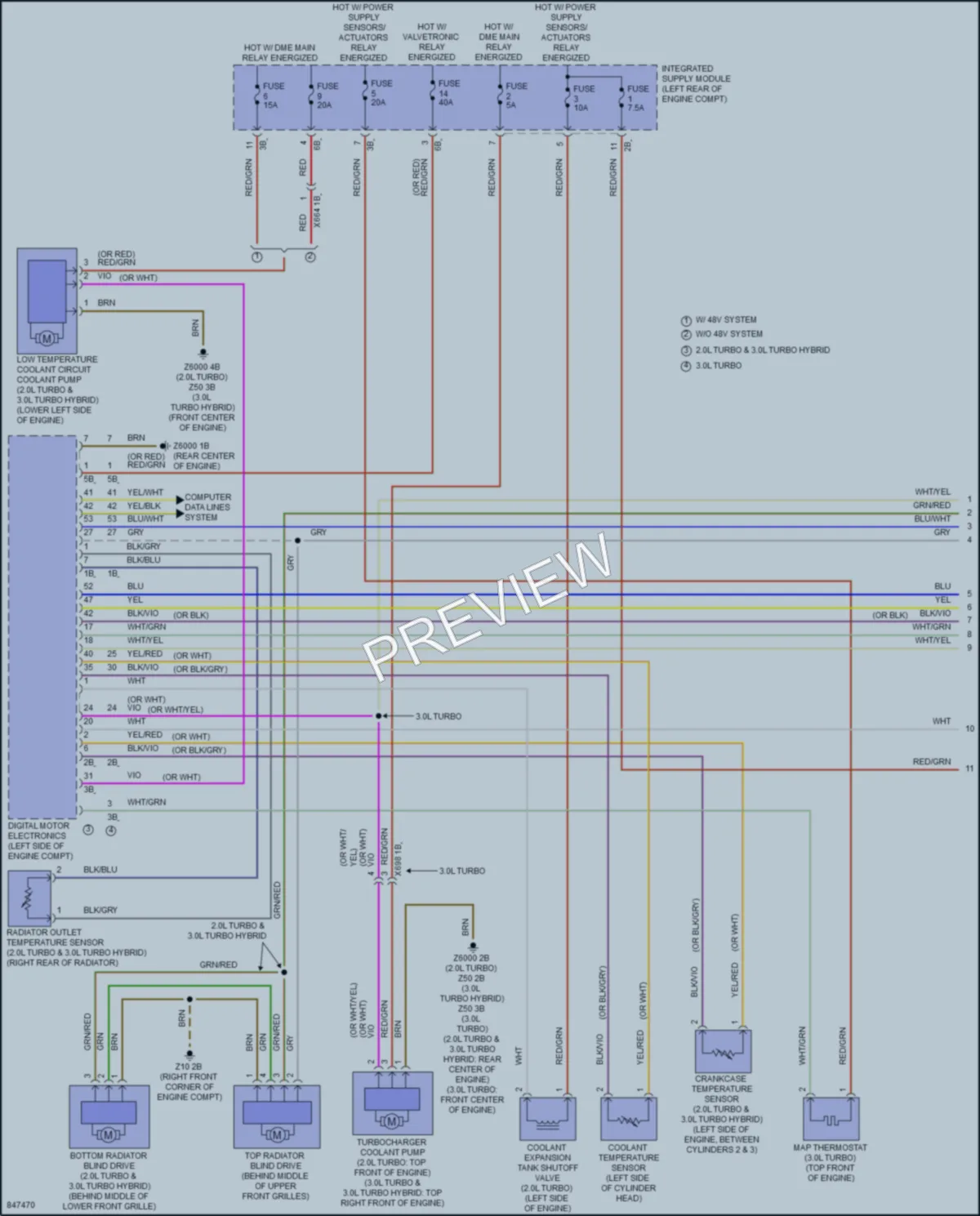 2023 BMW M440iGranCoupe Cooling Fan wiring diagram preview