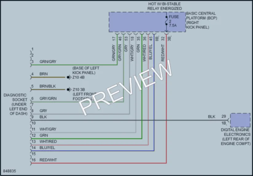 2023 BMW X1SAV Computer Data Lines wiring diagram preview