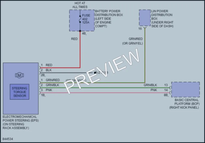 2023 BMW X1SAV Electronic Power Steering wiring diagram preview