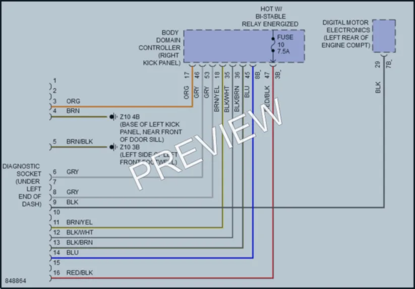 2023 BMW X2 Computer Data Lines wiring diagram preview