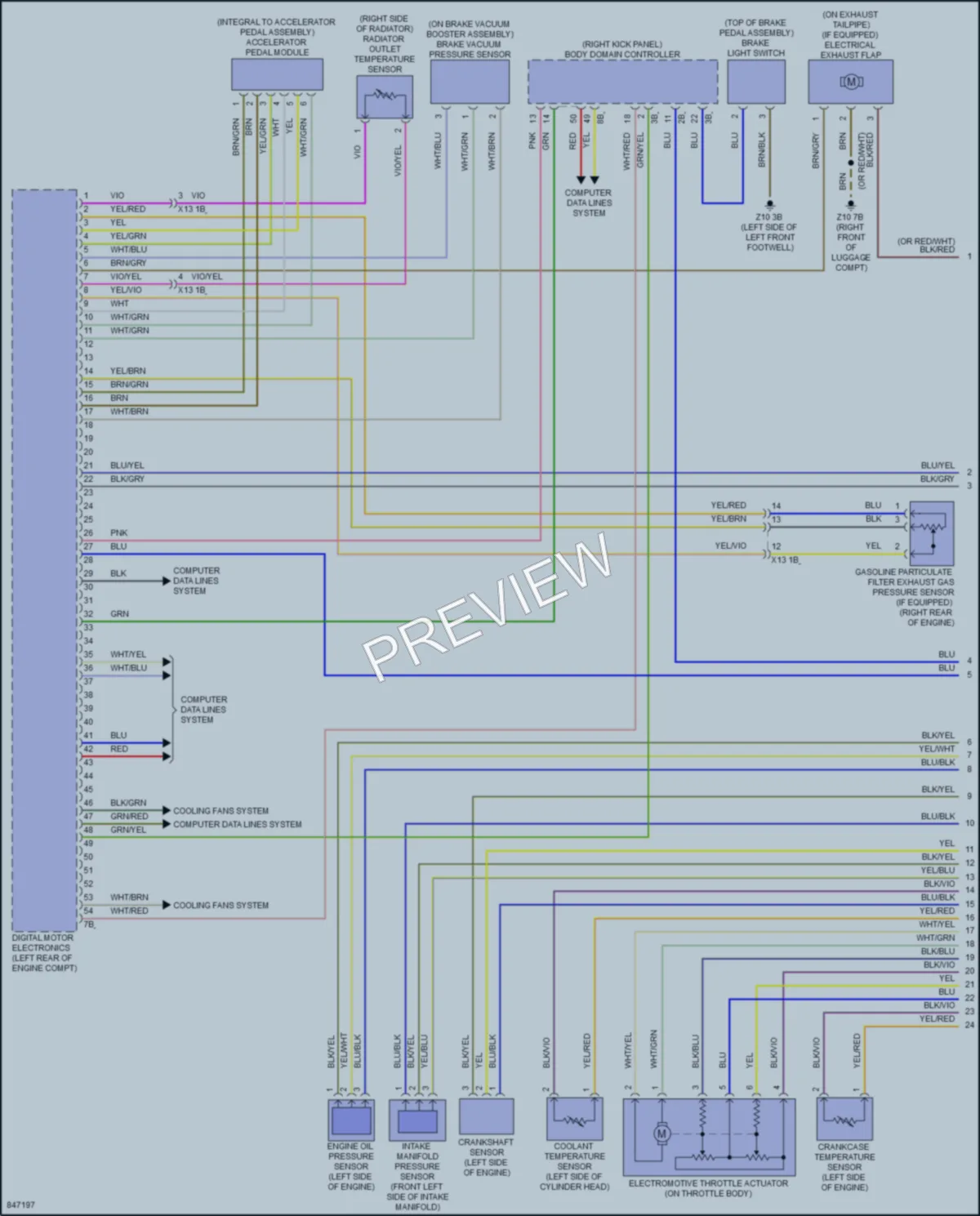 2023 BMW X2 Engine Performance wiring diagram preview