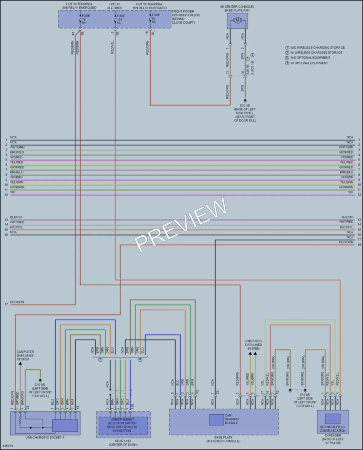 2023 BMW X2 Radio wiring diagram preview