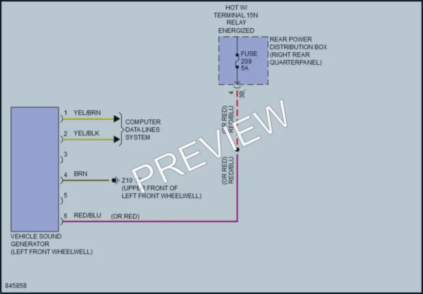 2023 BMW X3 Active Bodyworks wiring diagram preview