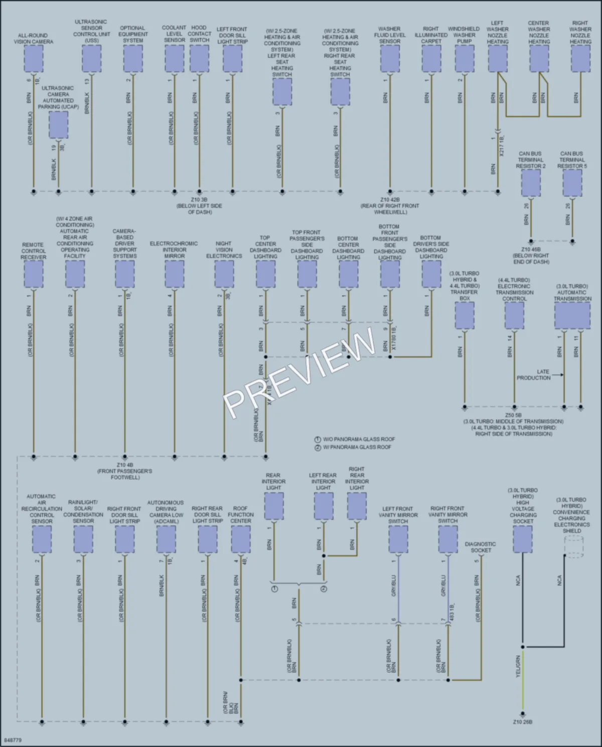 2023 BMW X5 Ground Distribution wiring diagram preview