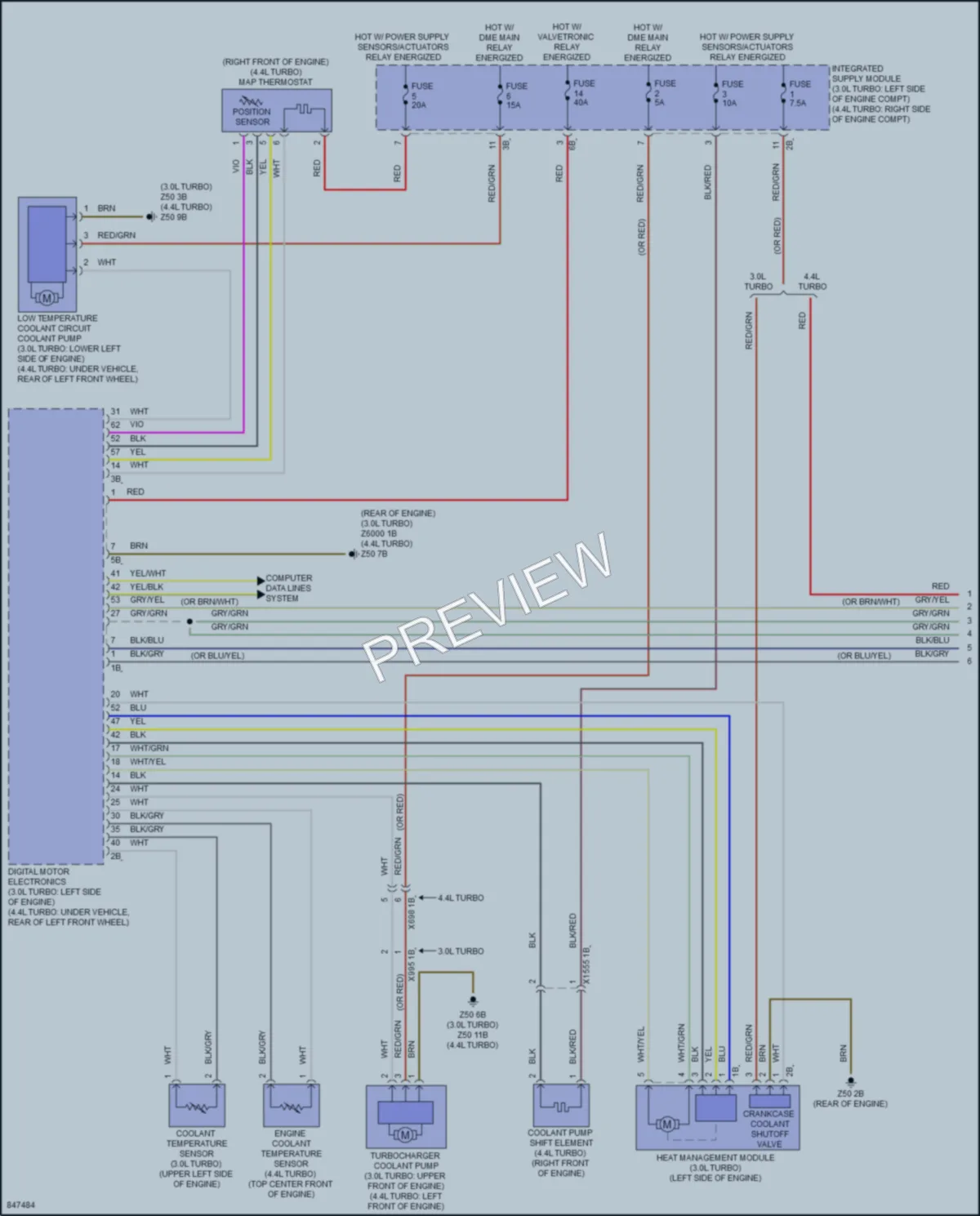 2023 BMW X6 Cooling Fan wiring diagram preview
