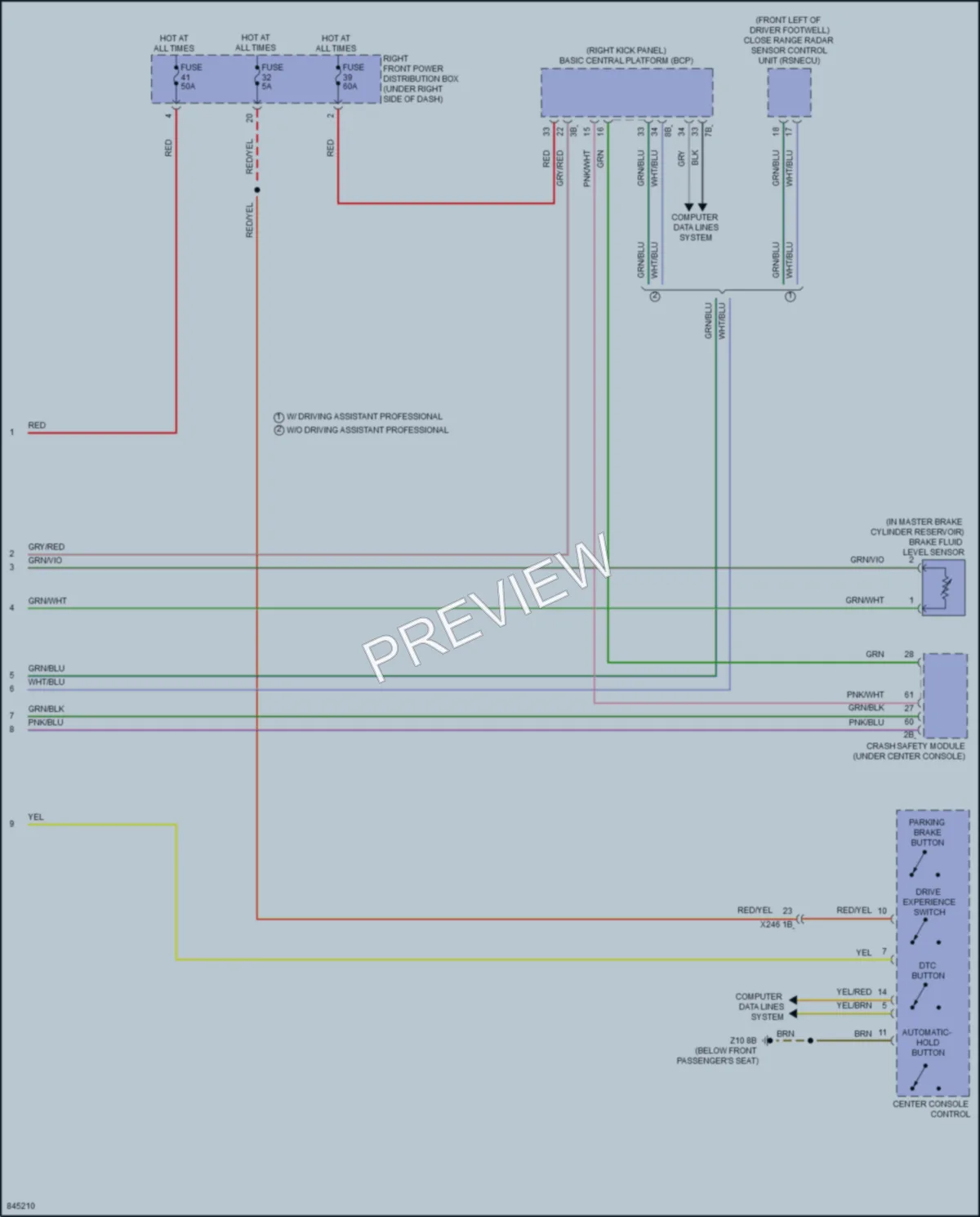 2023 BMW X7 Anti Lock Brakes wiring diagram preview