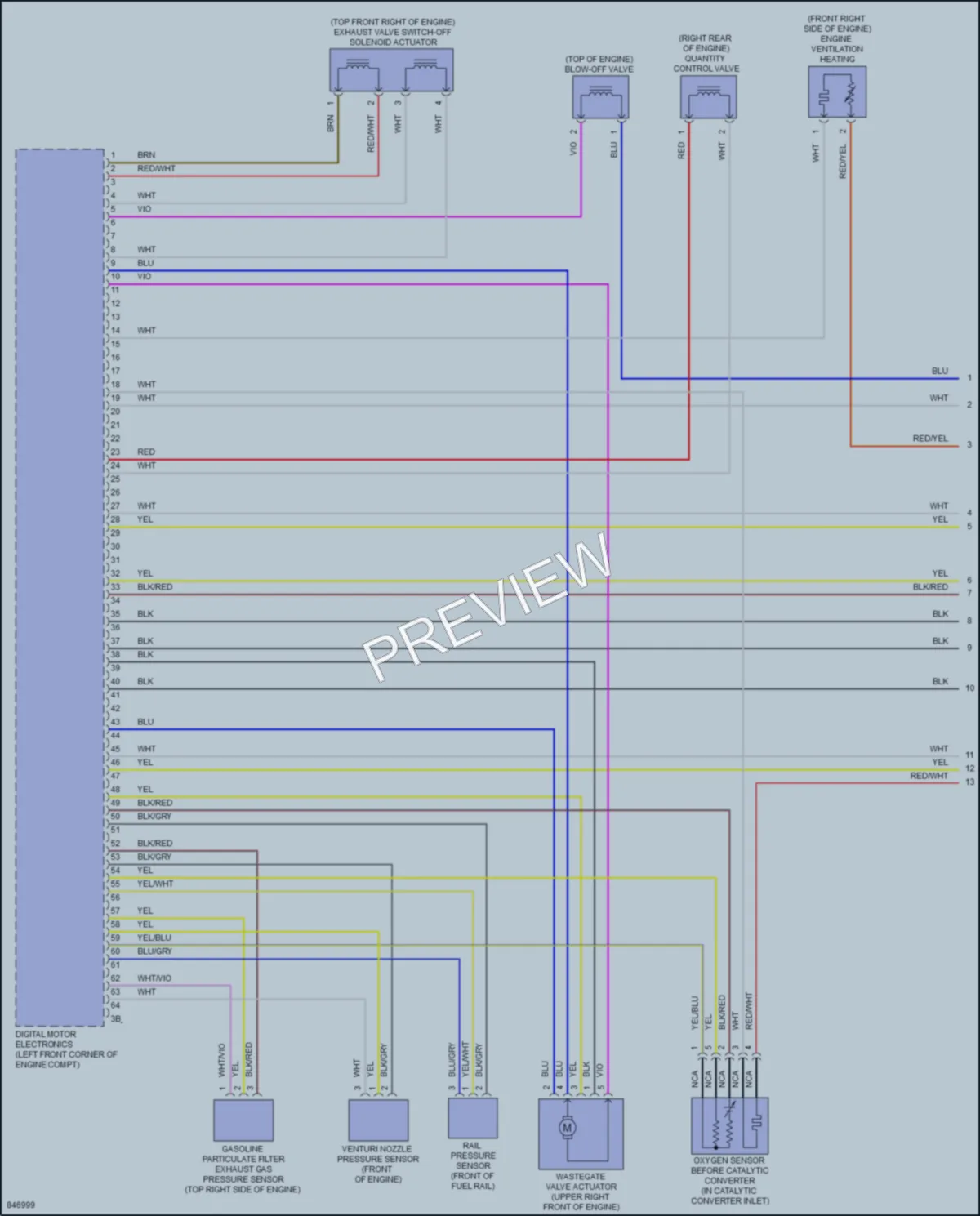 2023 BMW X7 Engine Performance wiring diagram preview