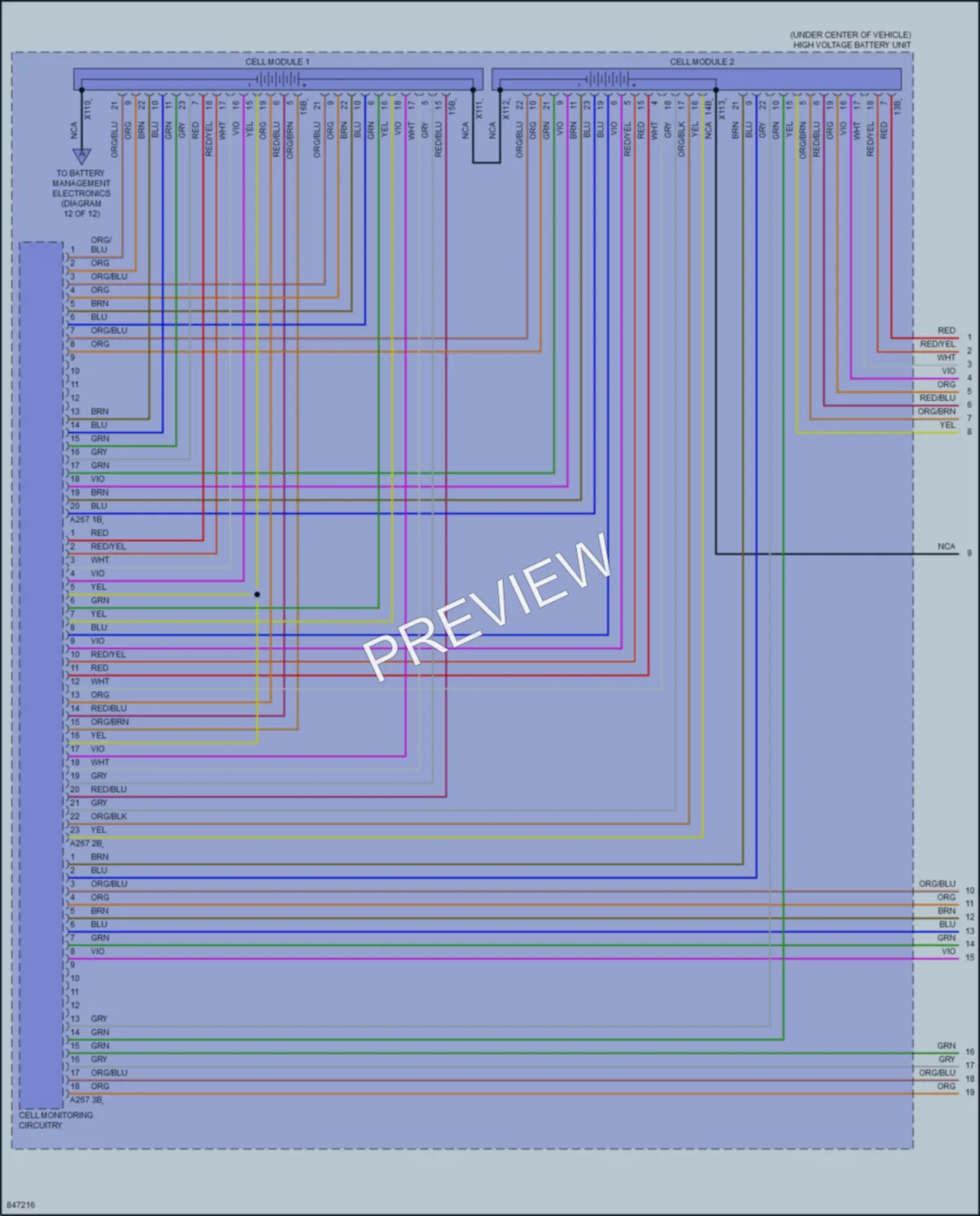 2023 BMW i4GranCoupe Engine Performance wiring diagram preview