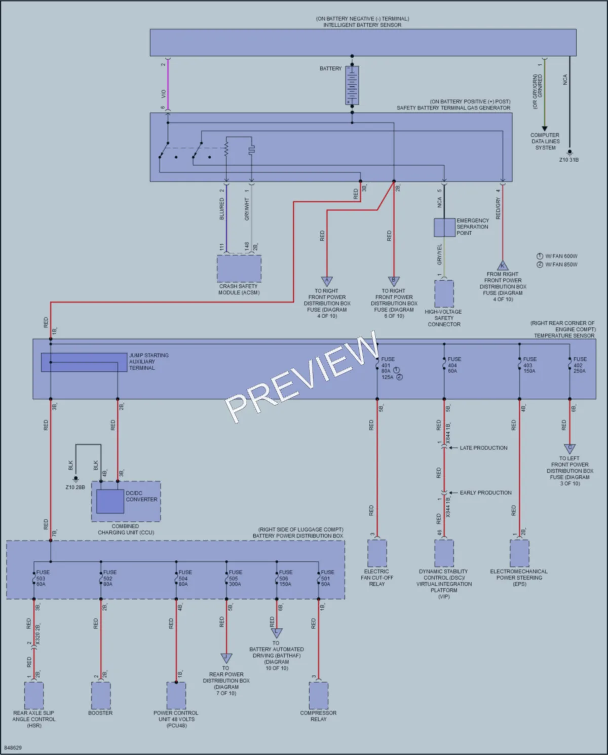 2023 BMW i7 Power Distribution wiring diagram preview