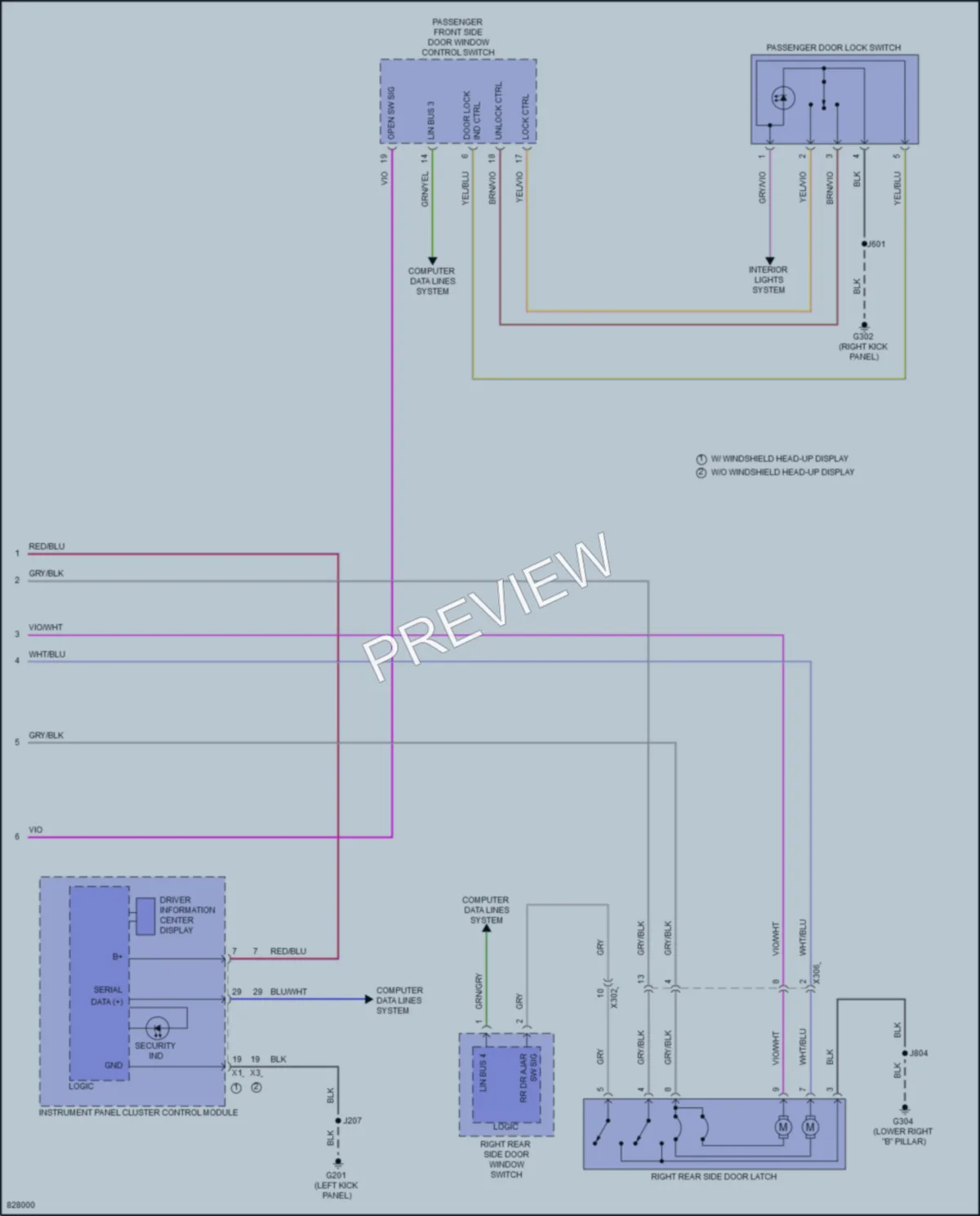 2023 Cadillac CT4V Anti Theft wiring diagram preview