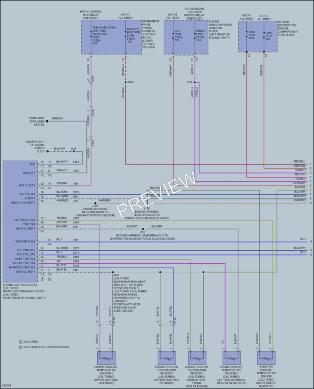 2023 Cadillac CT5 Cooling Fan wiring diagram preview