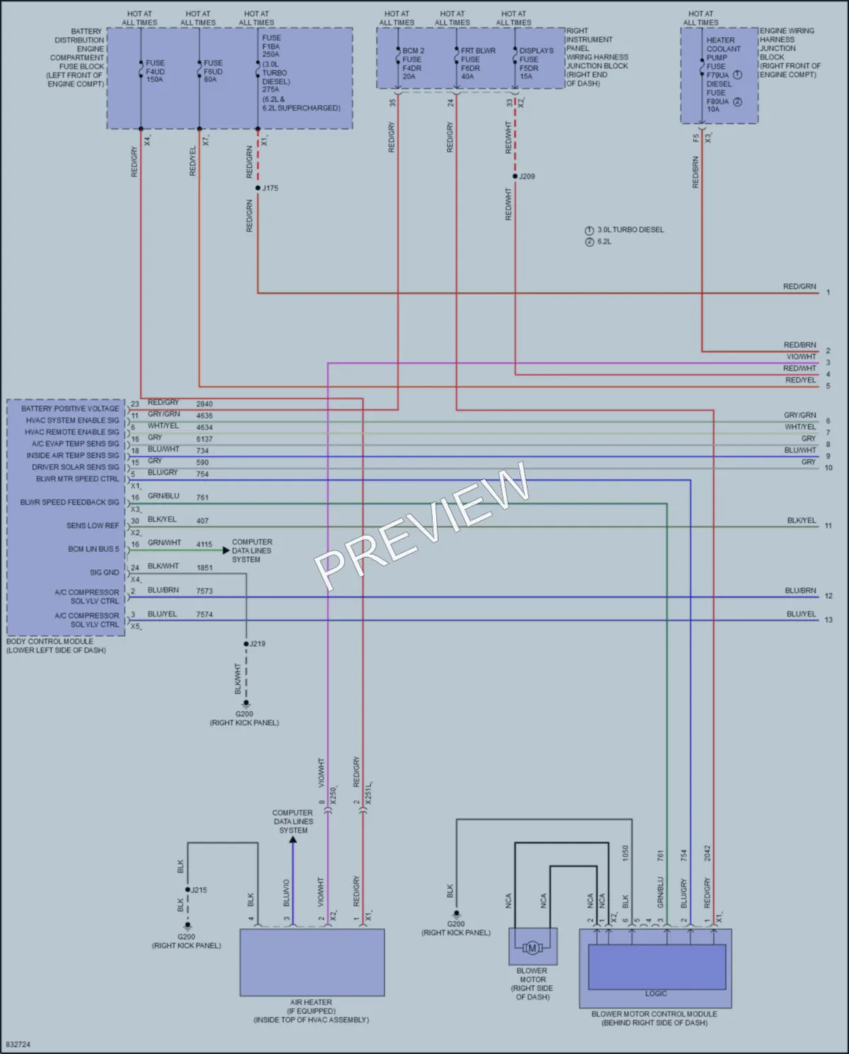 2023 Cadillac EscaladeESV Air Conditioning wiring diagram preview