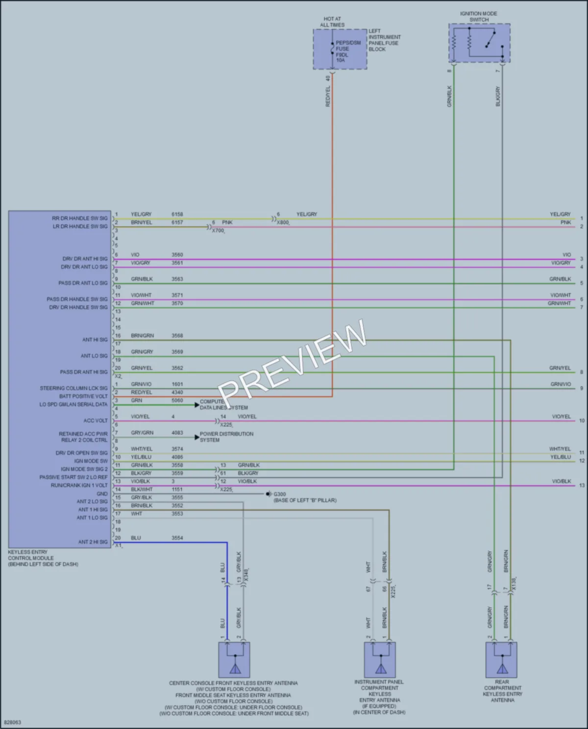 2023 Chevrolet 2500HDSilverado Anti Theft wiring diagram preview