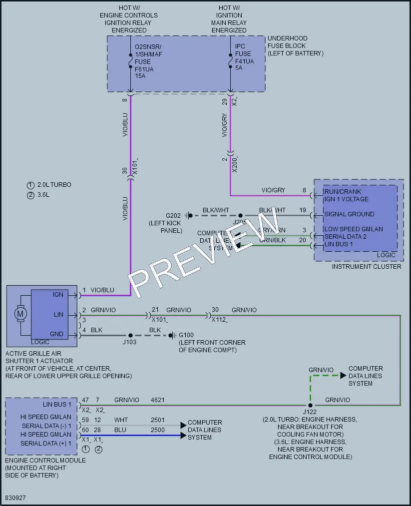 2023 Chevrolet Blazer Active Bodyworks wiring diagram preview