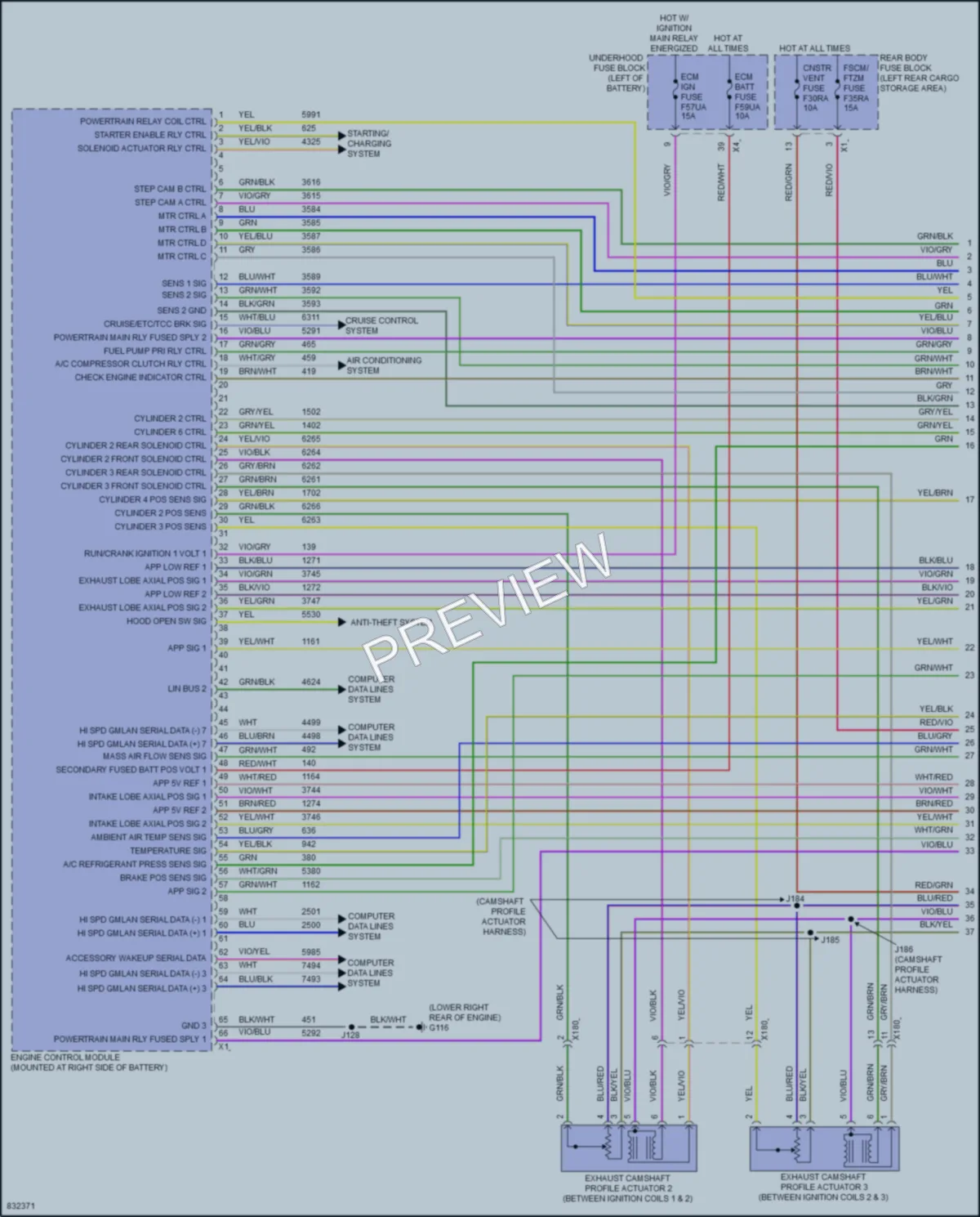 2023 Chevrolet Blazer Engine Performance wiring diagram preview