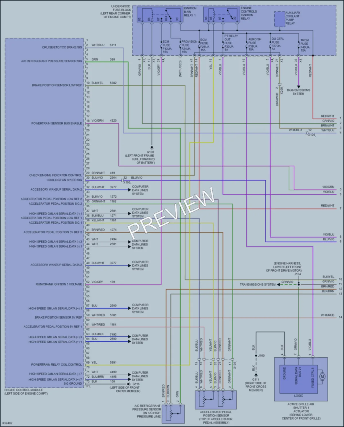 2023 Chevrolet BoltEUV Engine Performance wiring diagram preview