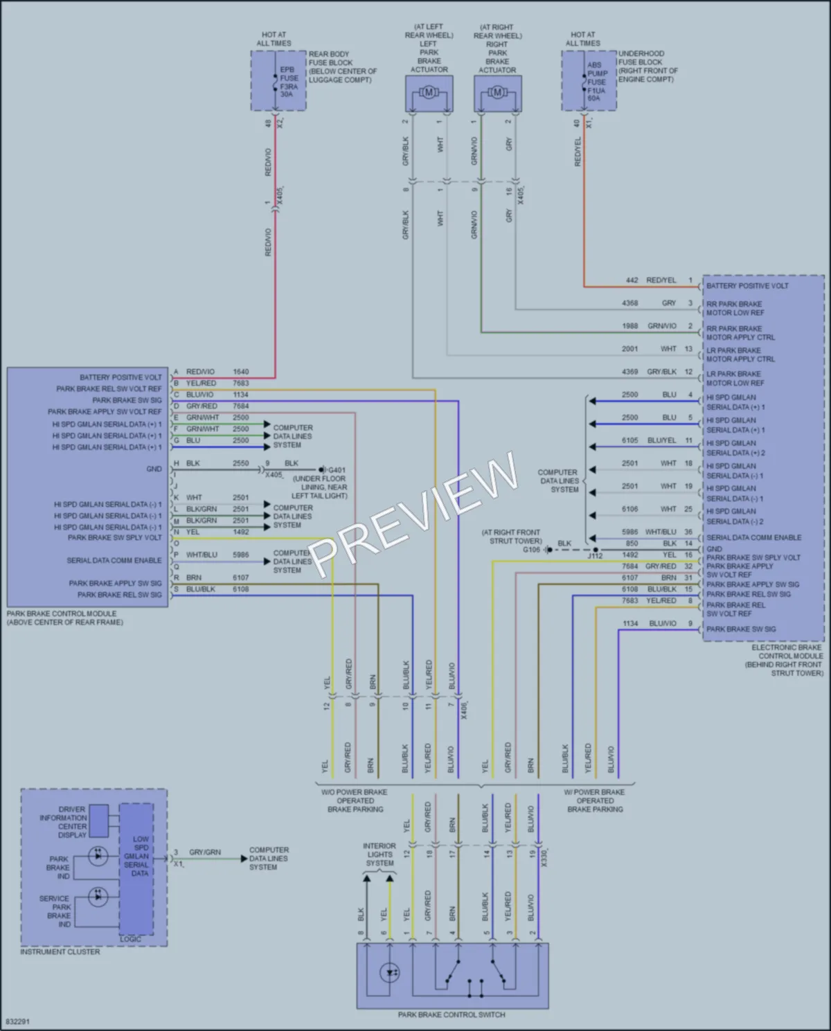 2023 Chevrolet Camaro Shift Interlock wiring diagram preview