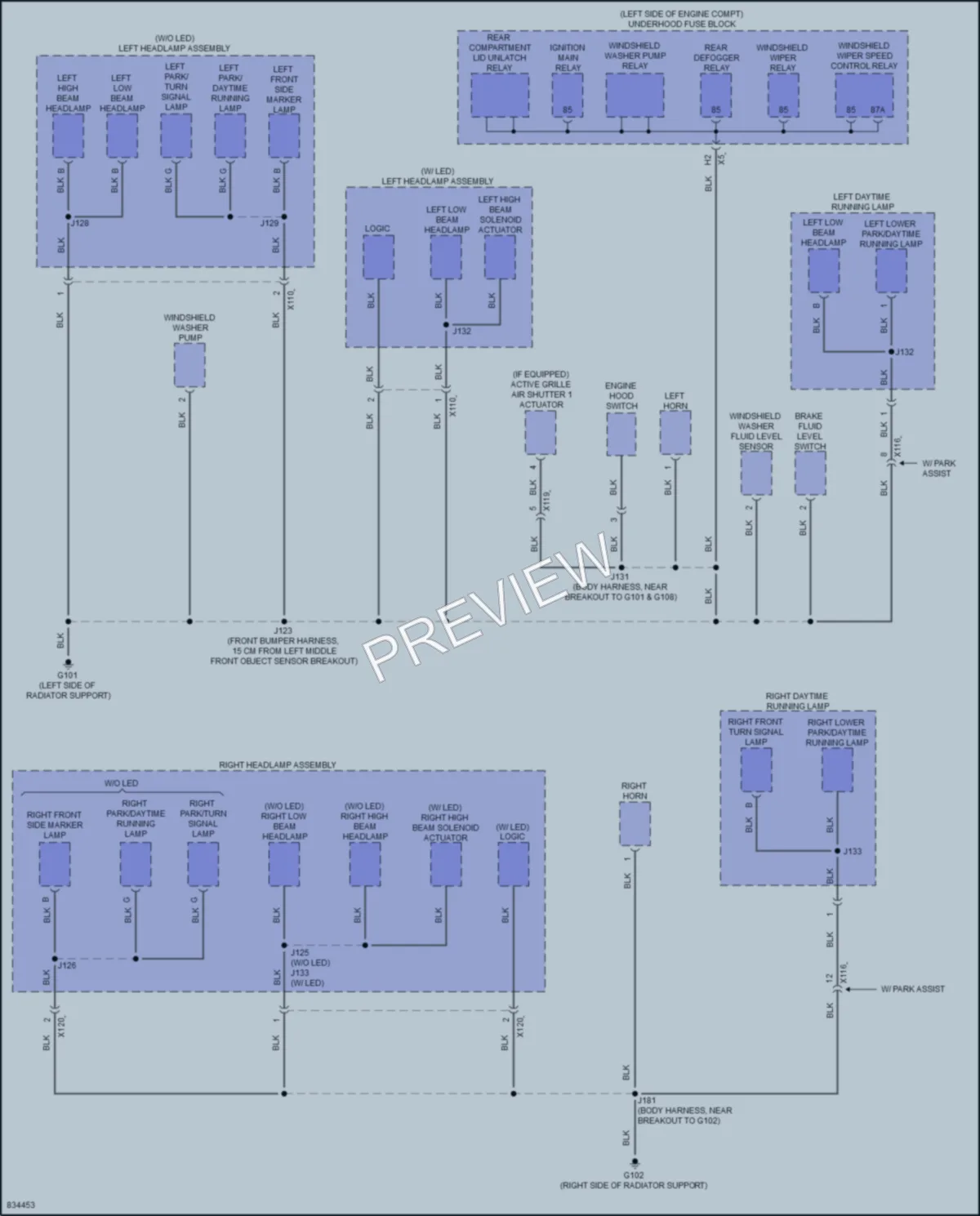 2023 Chevrolet Malibu Ground Distribution wiring diagram preview