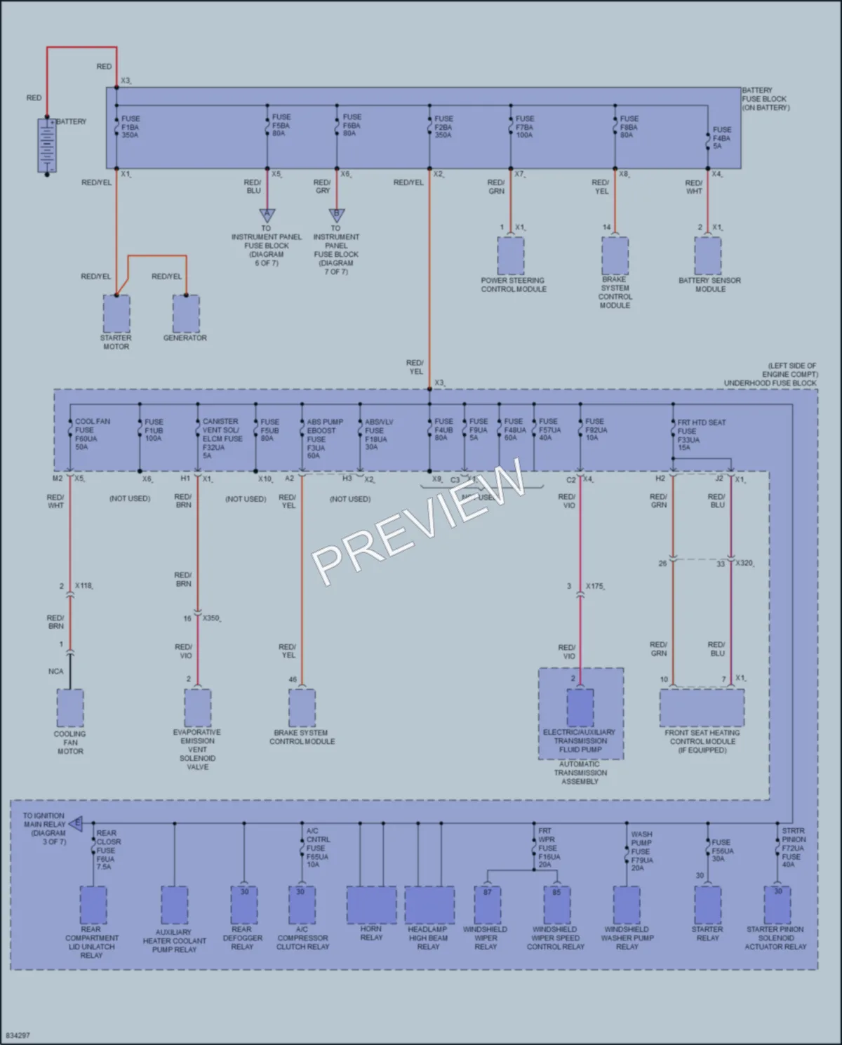 2023 Chevrolet Malibu Power Distribution wiring diagram preview