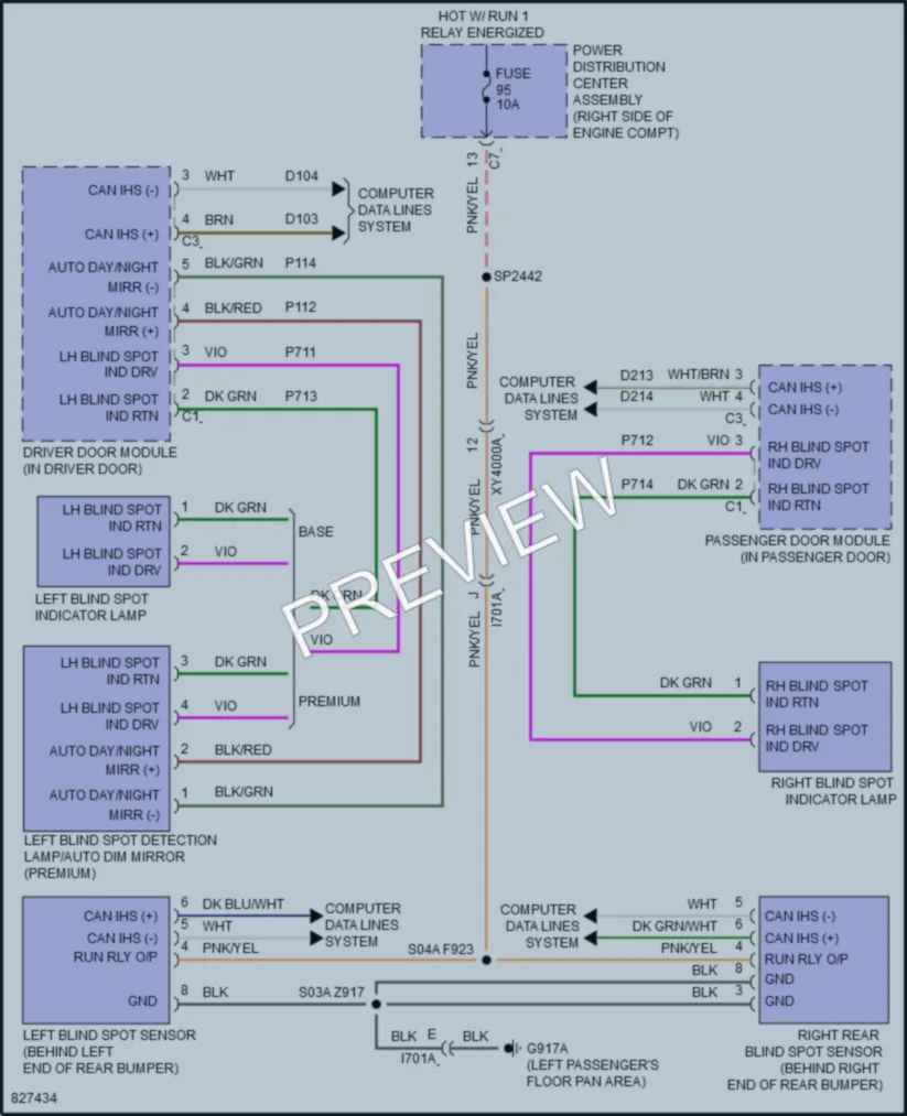 2023 Dodge Durango Navigation wiring diagram preview