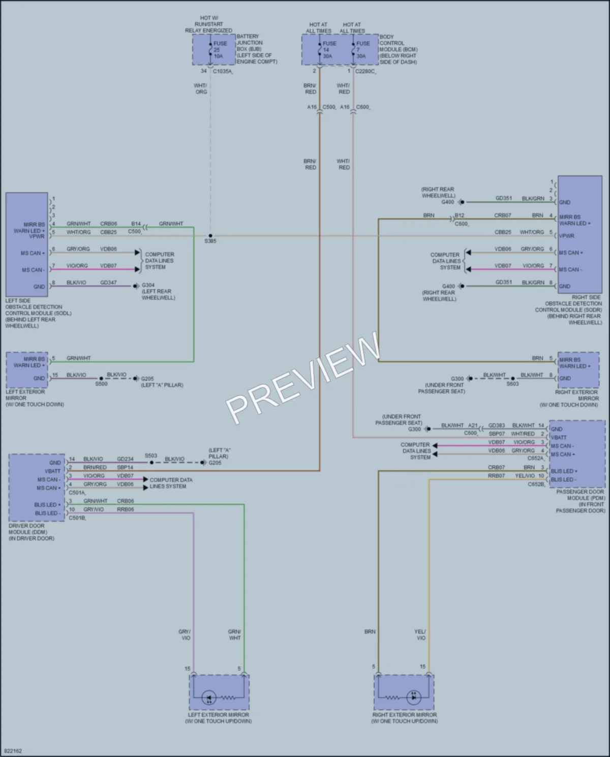 2023 Ford BroncoSport Navigation wiring diagram preview