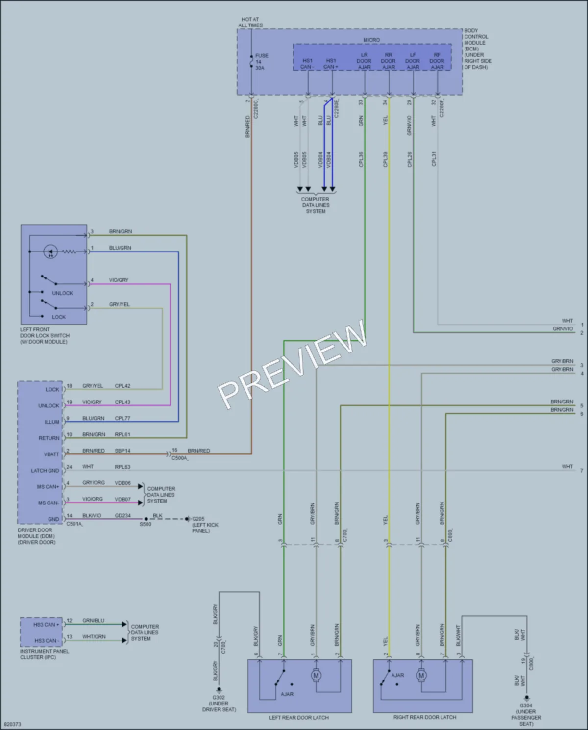 2023 Ford Maverick Anti Theft wiring diagram preview