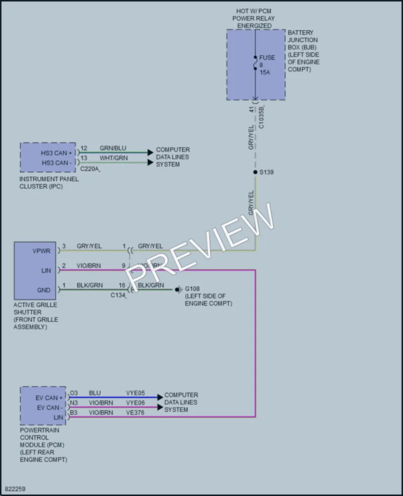 2023 Ford MustangMachE Active Bodyworks wiring diagram preview