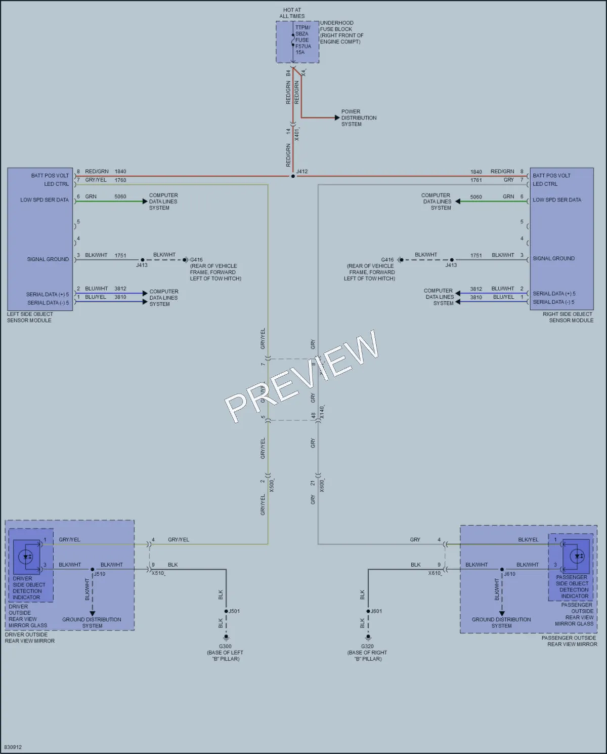 2023 GMC 2500HDSierra Navigation wiring diagram preview