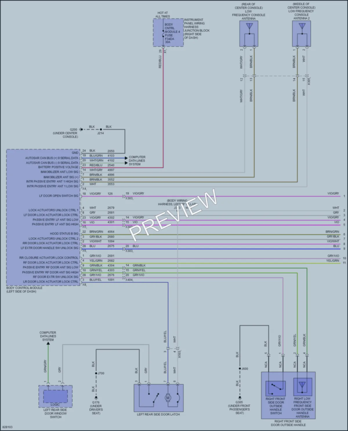 2023 GMC Canyon Anti Theft wiring diagram preview
