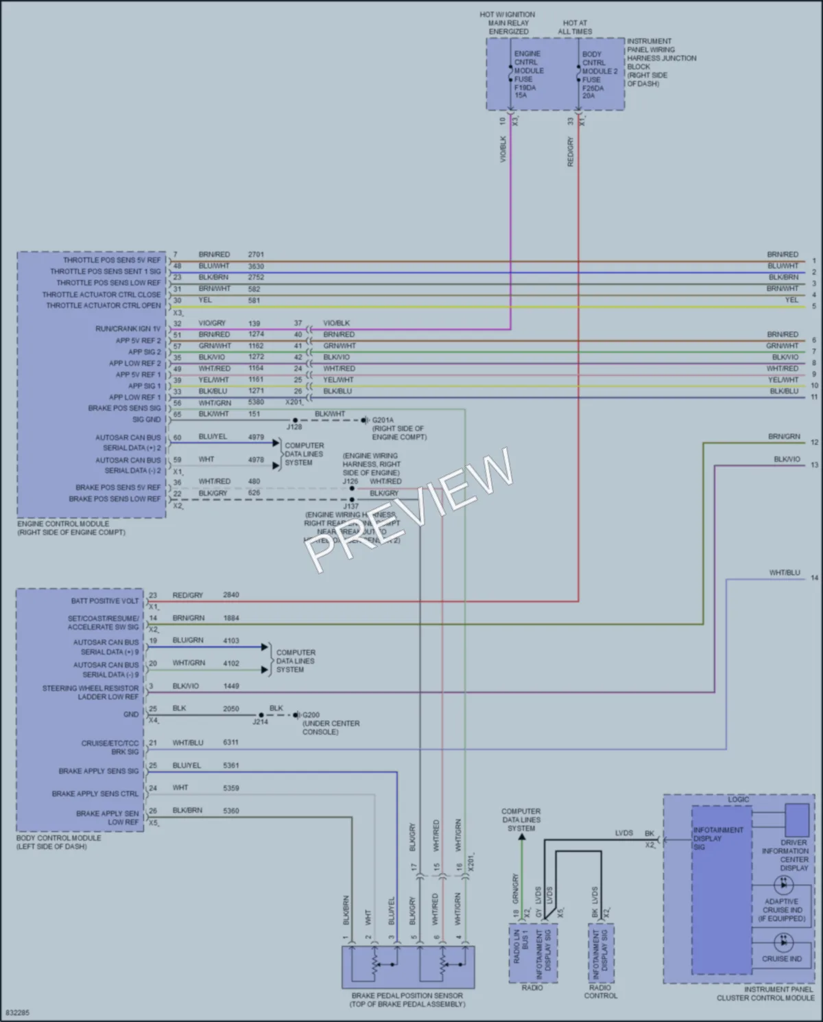 2023 GMC Canyon Cruise Control wiring diagram preview
