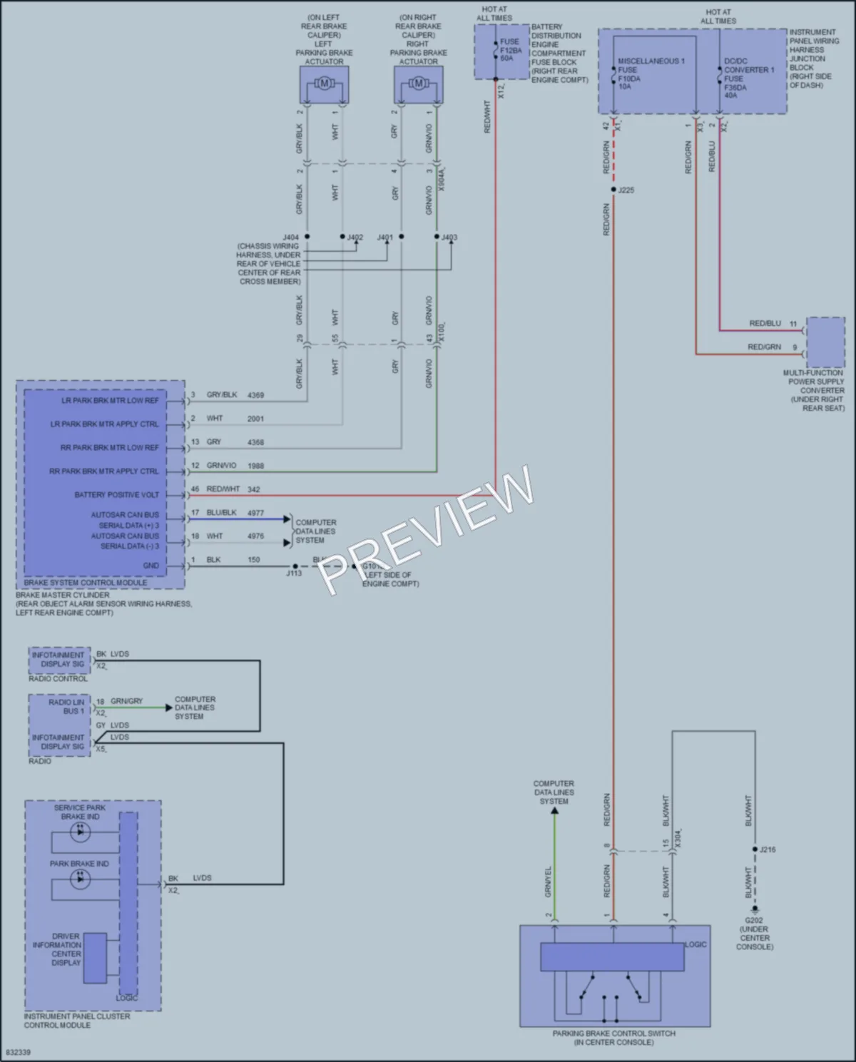 2023 GMC Canyon Shift Interlock wiring diagram preview