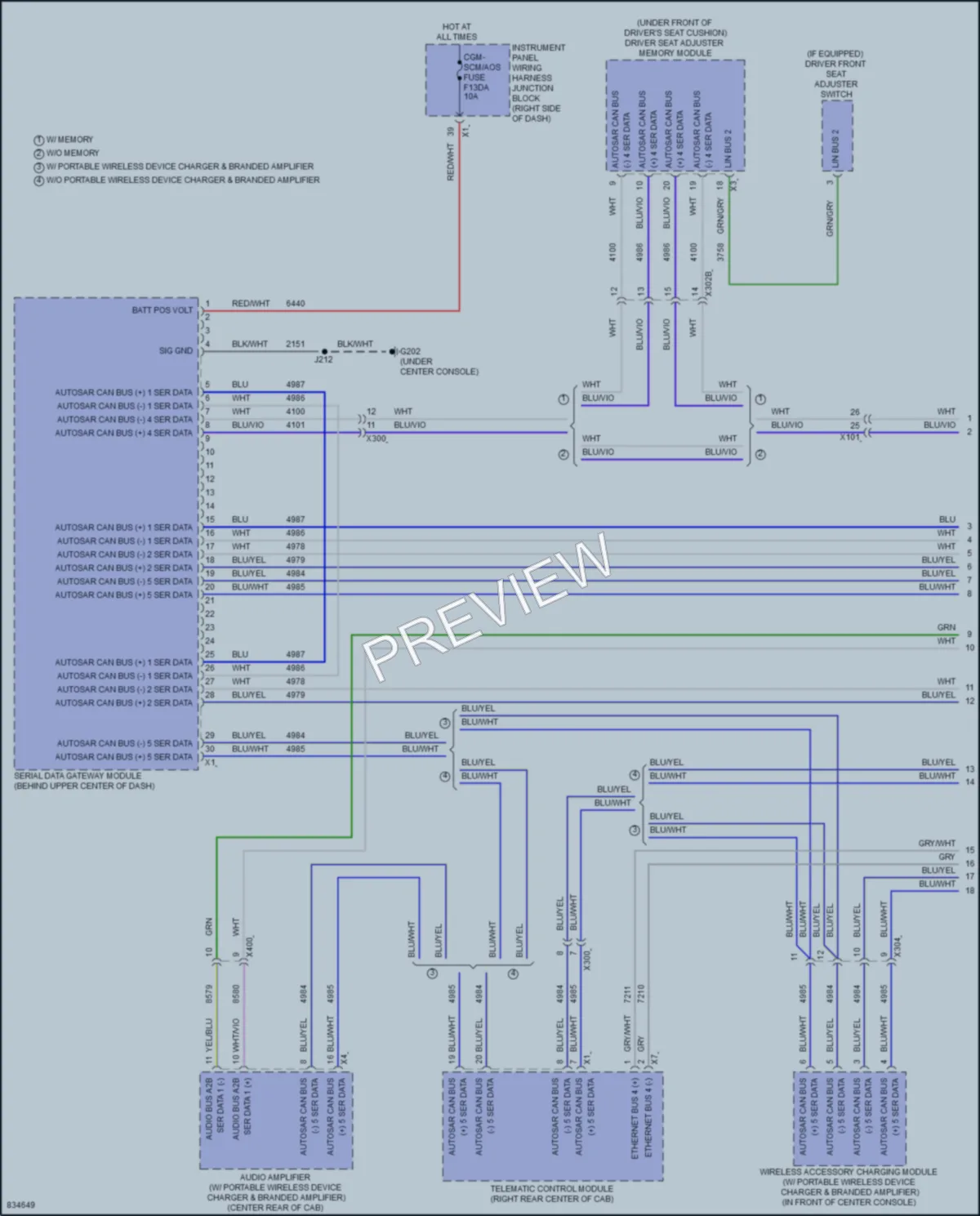 2023 GMC CanyonDenali Computer Data Lines wiring diagram preview