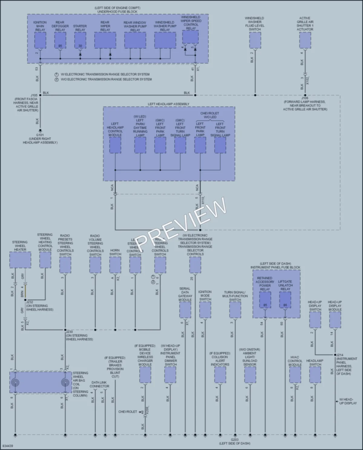 2023 GMC Terrain Ground Distribution wiring diagram preview