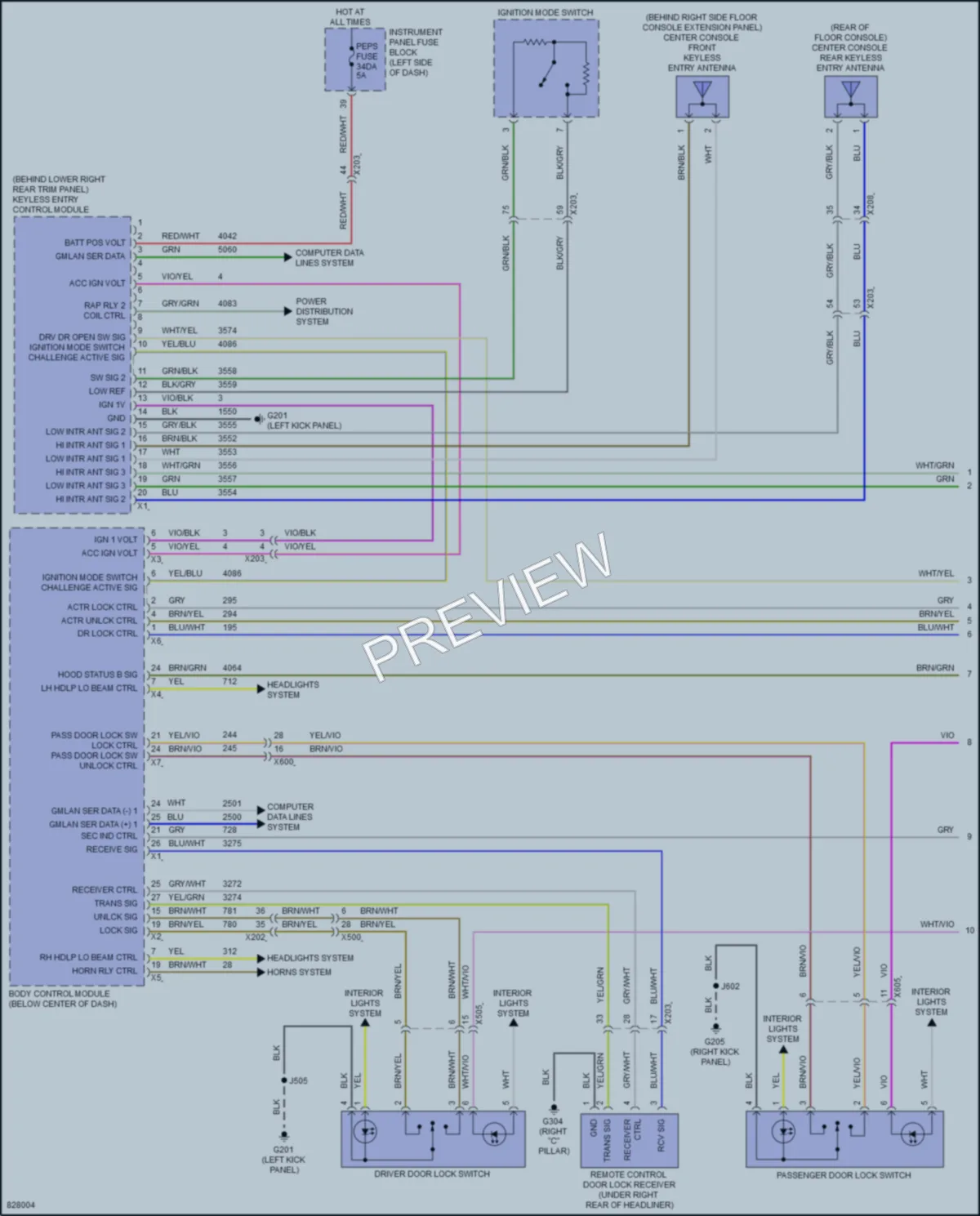 2023 GMC TerrainDenali Anti Theft wiring diagram preview