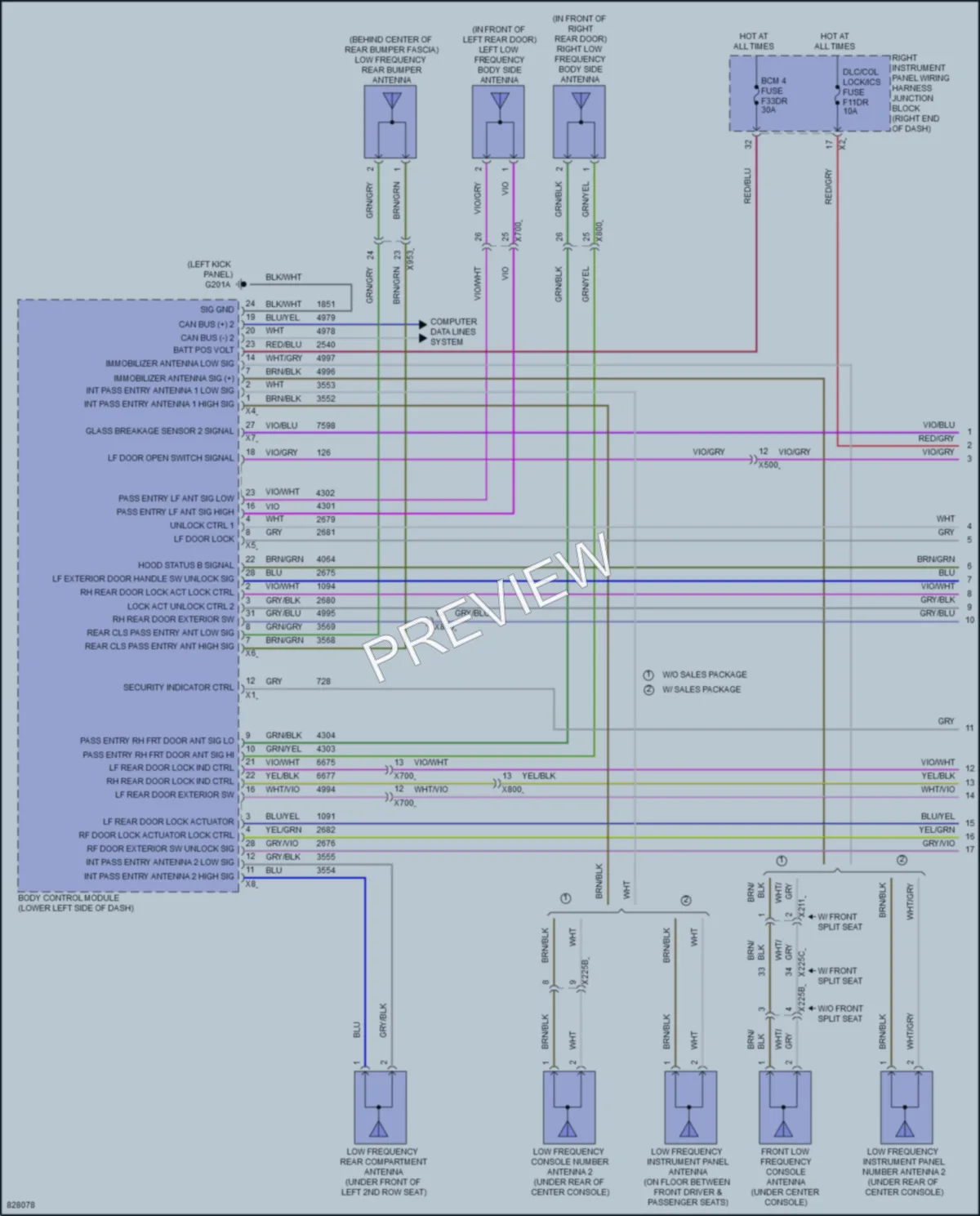 2023 GMC YukonXLDenali Anti Theft wiring diagram preview
